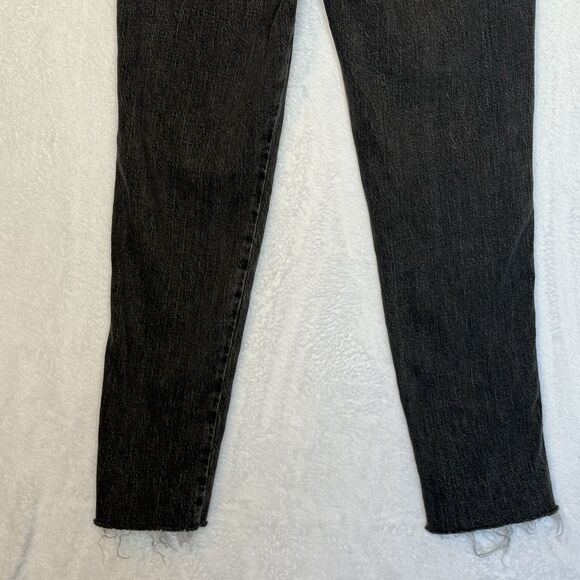 Old Navy Jeans Women's 2 High-Rise Vintage Slim Stretch Raw Hem Smooth Pockets - Picture 10 of 16